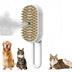 3 in 1 Steam Spray Pet Brush – Massage & Hair Remover