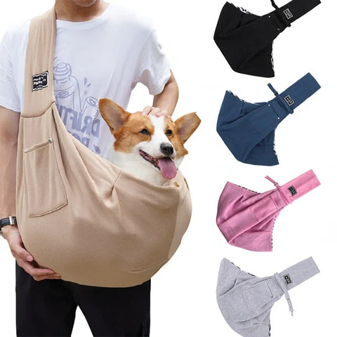 Pet Sling Carrier Bag – Portable Dog & Cat Travel Bag
