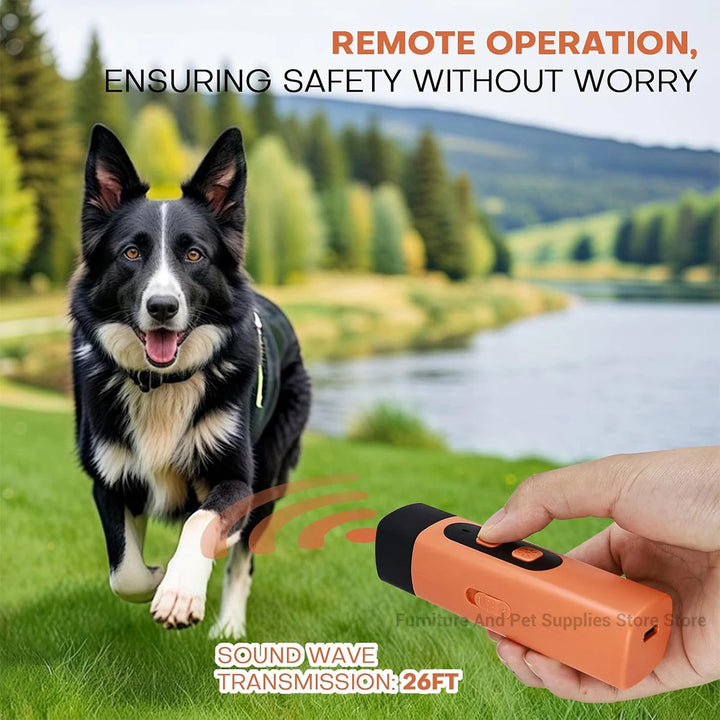Ultrasonic Dog Repeller – Anti Bark Device with LED