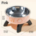 Stainless Steel Elevated Pet Bowl – Anti-Slip & Anti-Tip